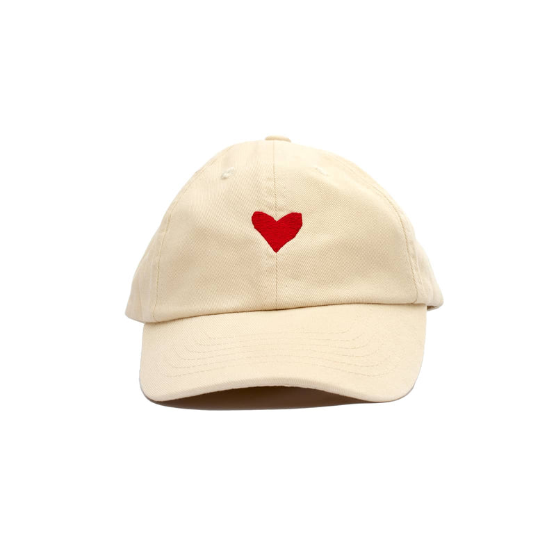 Toddler cap (Vanilla with signature heart)  “OG HEART CAP”